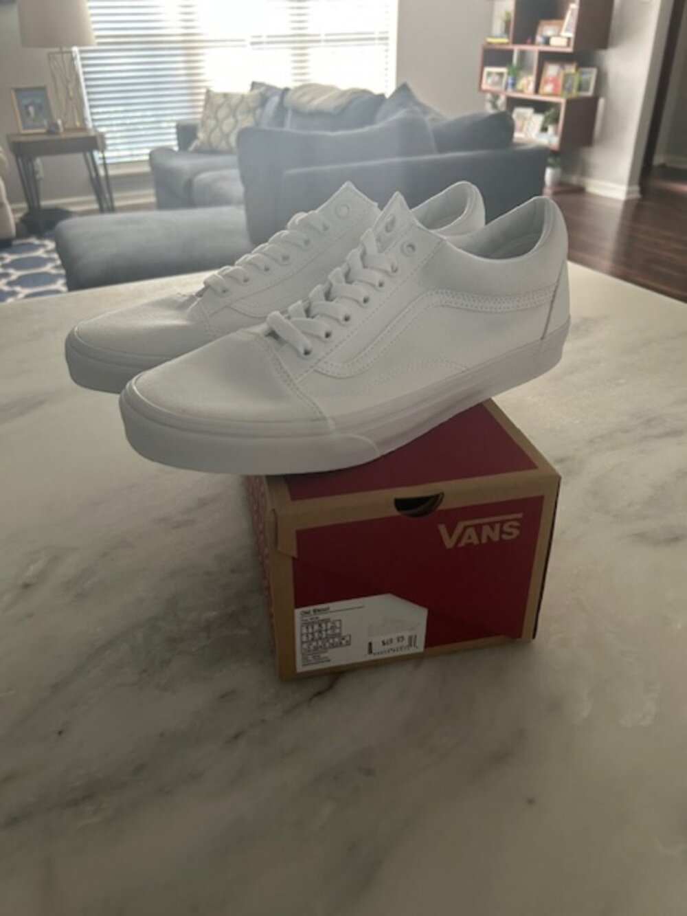 Vans Old Skool Men's 11.5 // White/White // NWT Original Box Included